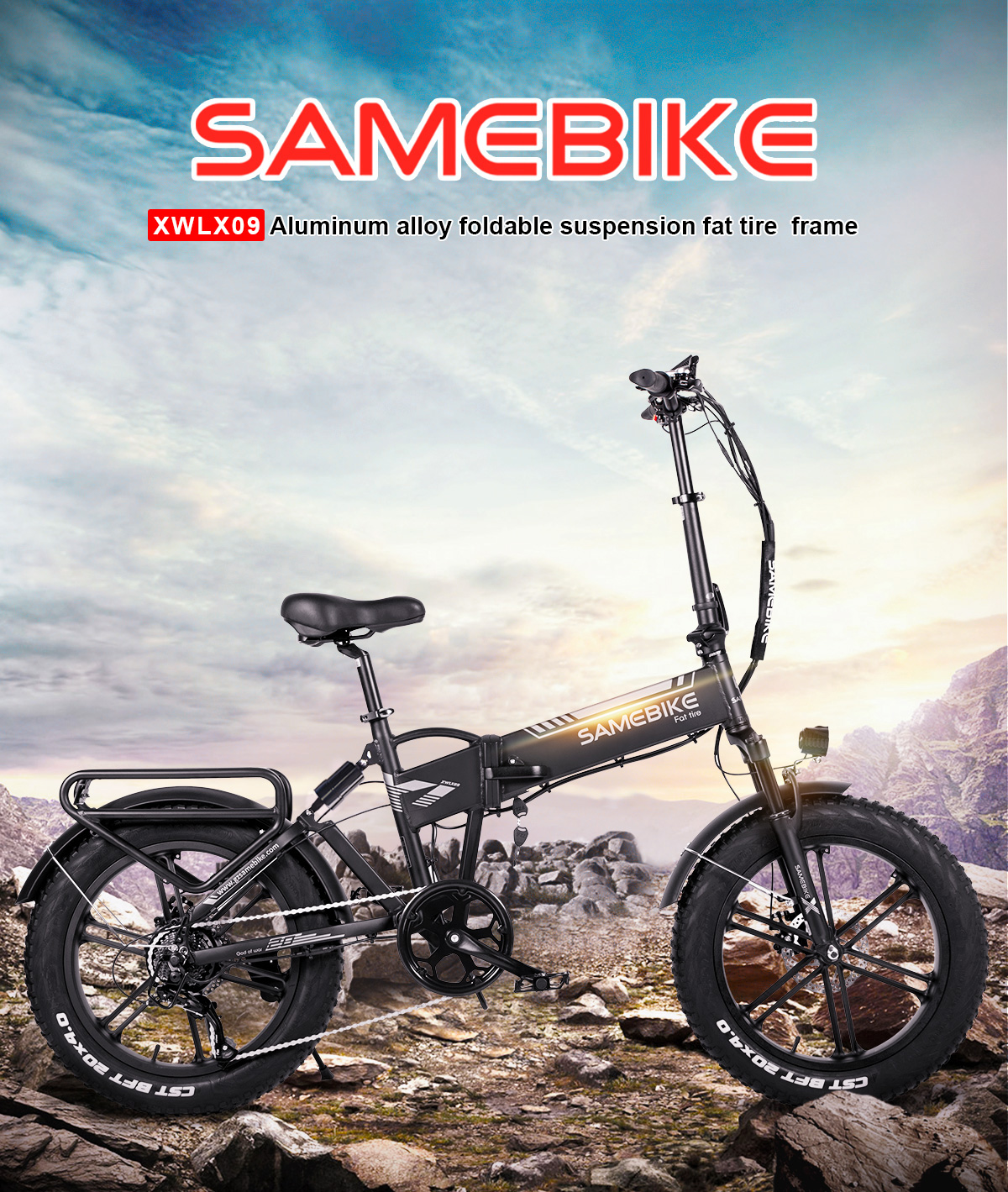 Samebike Electric Bike Fat Tire eBike